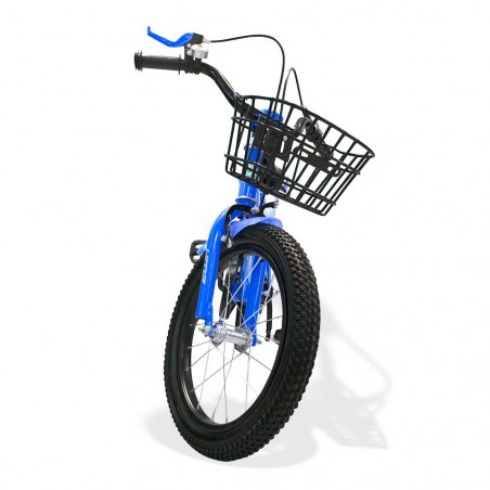 Bicicleta infantil Magic talla 14'' con cesta y ruedines de 4 a 7 años