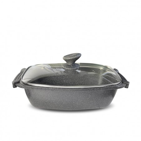 120018 Juego batería en piedra de inducción antiadherente 25 pz DGBAVARIA