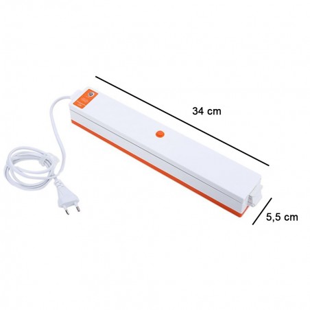 183112 Máquina para el sellado de bolsas apto alimentos al vacío con 10 bolsas