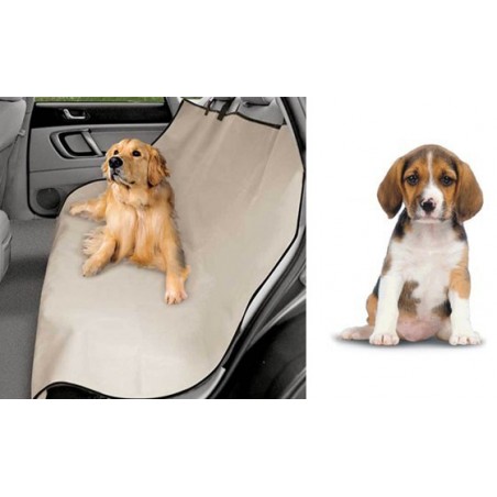 ZOOMY Funda impermeable con sujeción para el asiento trasero del coche