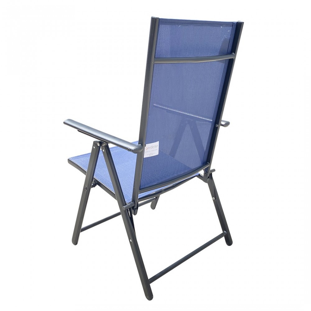 2pz Sillas ajustables Tela Textilene Relax Lounger mueble de jardín