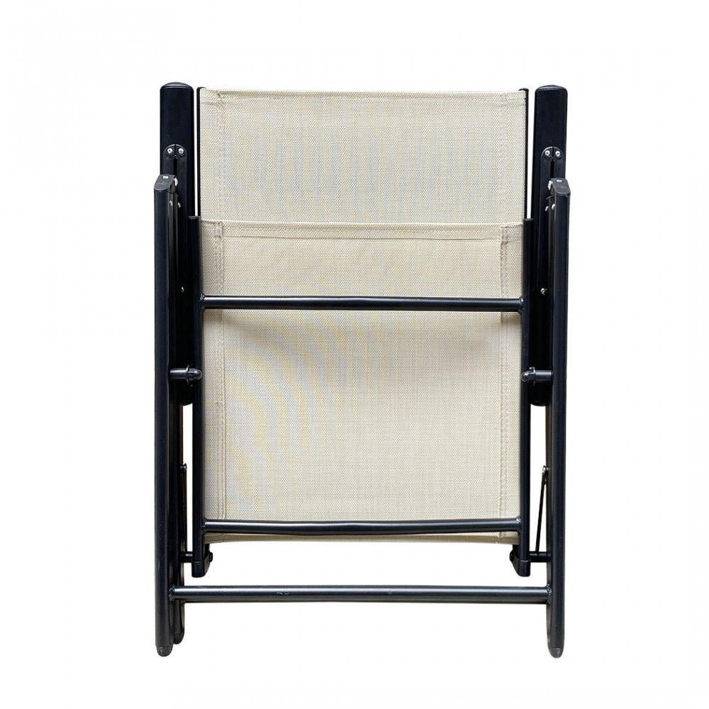 2pz Sillas ajustables Tela Textilene Relax...