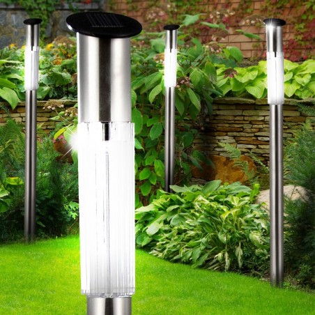 1 Lámpara LED H70 Luz de paso 1W Iluminación de jardín con carga energía solar