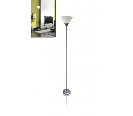 Lámpara de pie (178 cm) de moderno diseño con pantalla de plástico - LIFETIME