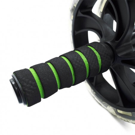 871051 Herramienta entrenamiento abdominal y fitness RollerWheel con colchoneta