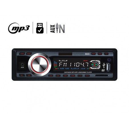 Radio para el coche estéreo mp3 ranura para SD puerto usb mp3-603 12v