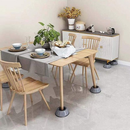 211068 Pies universal antideslizante antivibración en goma para lavadora o sofá