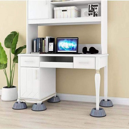 211068 Pies universal antideslizante antivibración en goma para lavadora o sofá