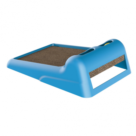 10595 Poste Rascador FLIPPER Juego con 2 Pelotas para Gatos con Cartón Corrugado