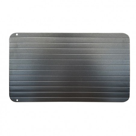 18734 Bandeja Aluminio descongelación rápida para alimentos congelados 23x16 cm