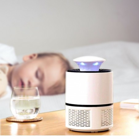 18724 Lámpara eléctrica para mosquitos portátil Trampa para insectos LED USB