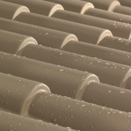 Caseta de jardín en PVC Garden Cottage Tuscany Monobloc Beige 82x122x206 cm