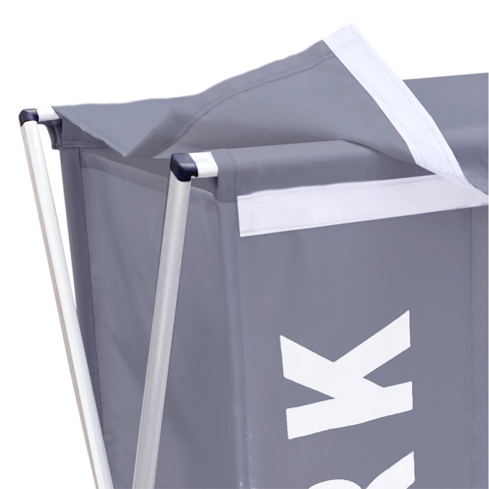 43883 Cesto para la ropa sucia Laundry con cierre y asas para transportar