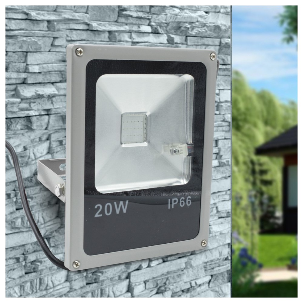 Foco LED RGB de 20w para Exterior y Ángulo de...