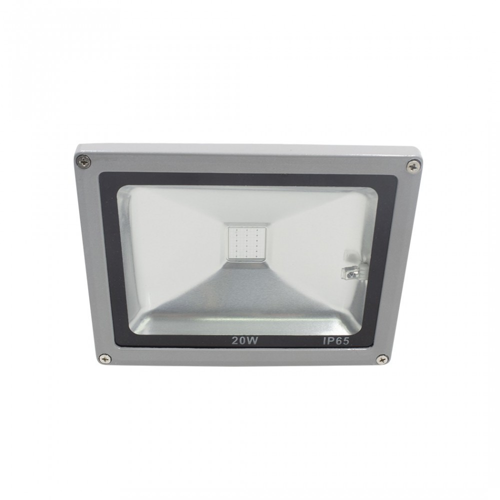 Luz LED RGB exterior 20W con control remoto y...