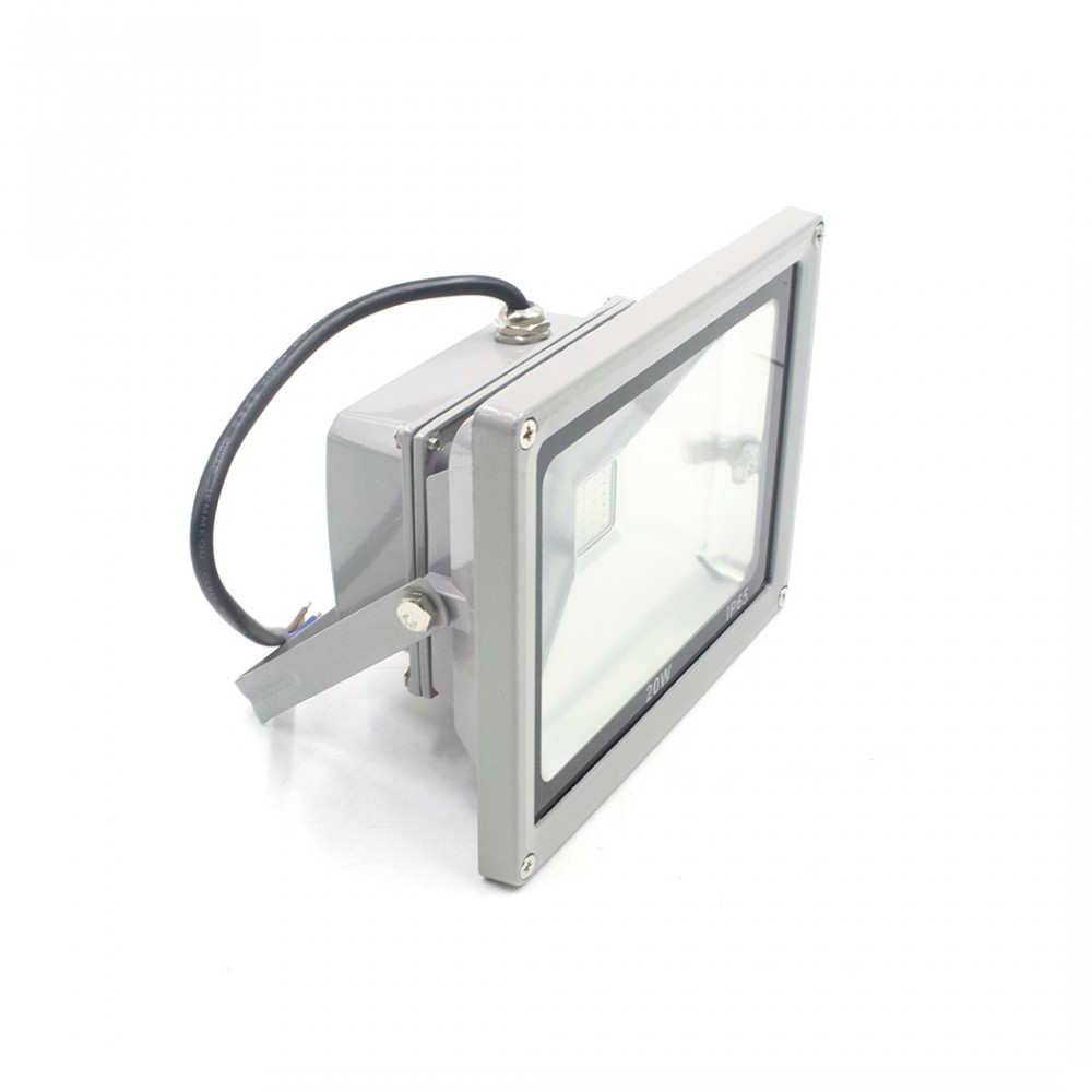 Luz LED RGB exterior 20W con control remoto y...