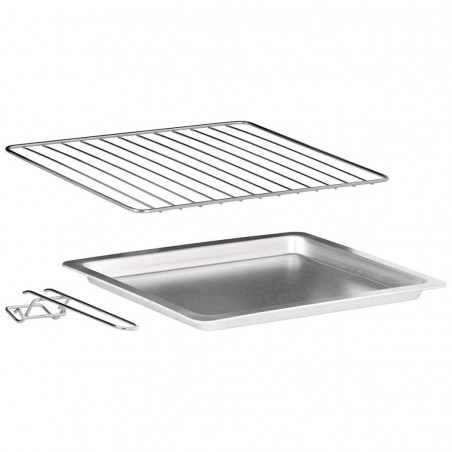 Horno eléctrico de convección 28L FOK2812 1500W de potencia con bandeja de acero