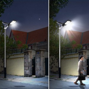 294001 Farola LED con panel solar 400W sensor de... 2