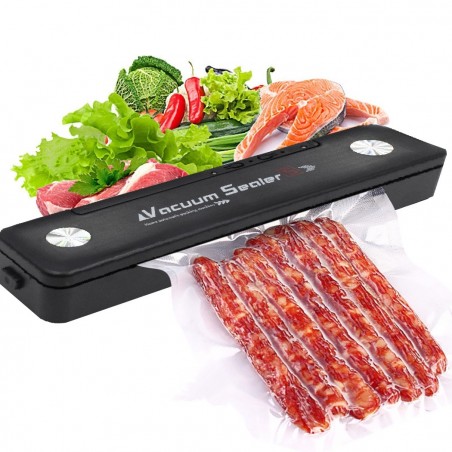 576146 Máquina selladora de bolsas al vacío con 10 Bolsas 90W para alimentos