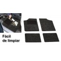 Set 4 alfombrillas antideslizantes para el coche (MOD 2) - Con cómoda superfície para el conductor en los pedales