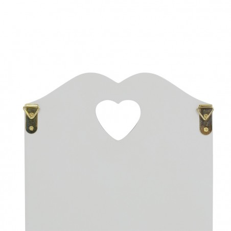 437520 Portacartas de madera para pared 2 plazas decoración LAZOS 29Hx6Px18L cm