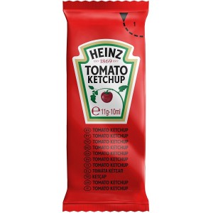 Pack dispensador 200 sobres de ketchup HEINZ, formato de... 2