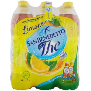 Té de Limón San Benedetto Pack de 6 botellas Formato 1,5L