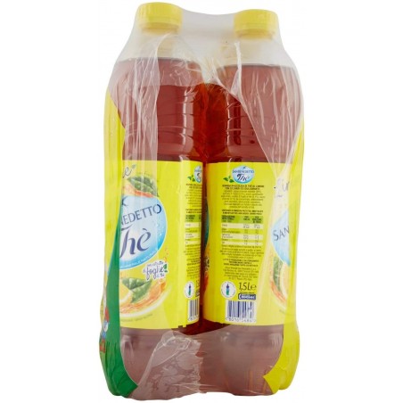 Té de Limón San Benedetto Pack de 6 botellas Formato 1,5L