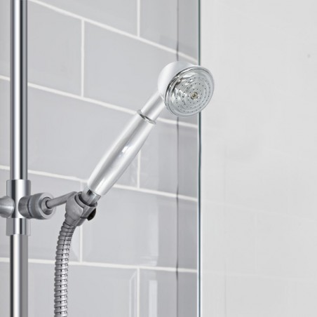 Alcachofa para ducha de latón cromado LGE377 modelo Epoque de estilo retro