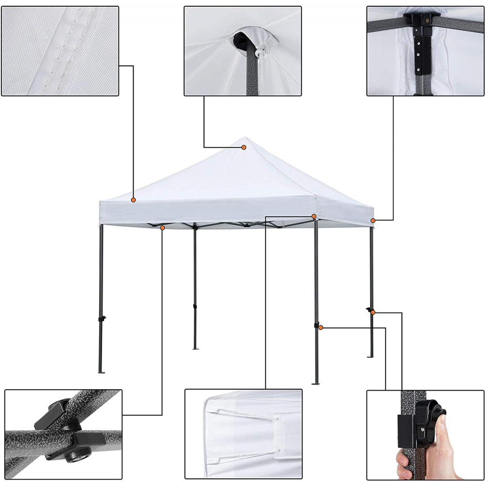 Gazebo plegable en acordeón multiusos EasyFlex...