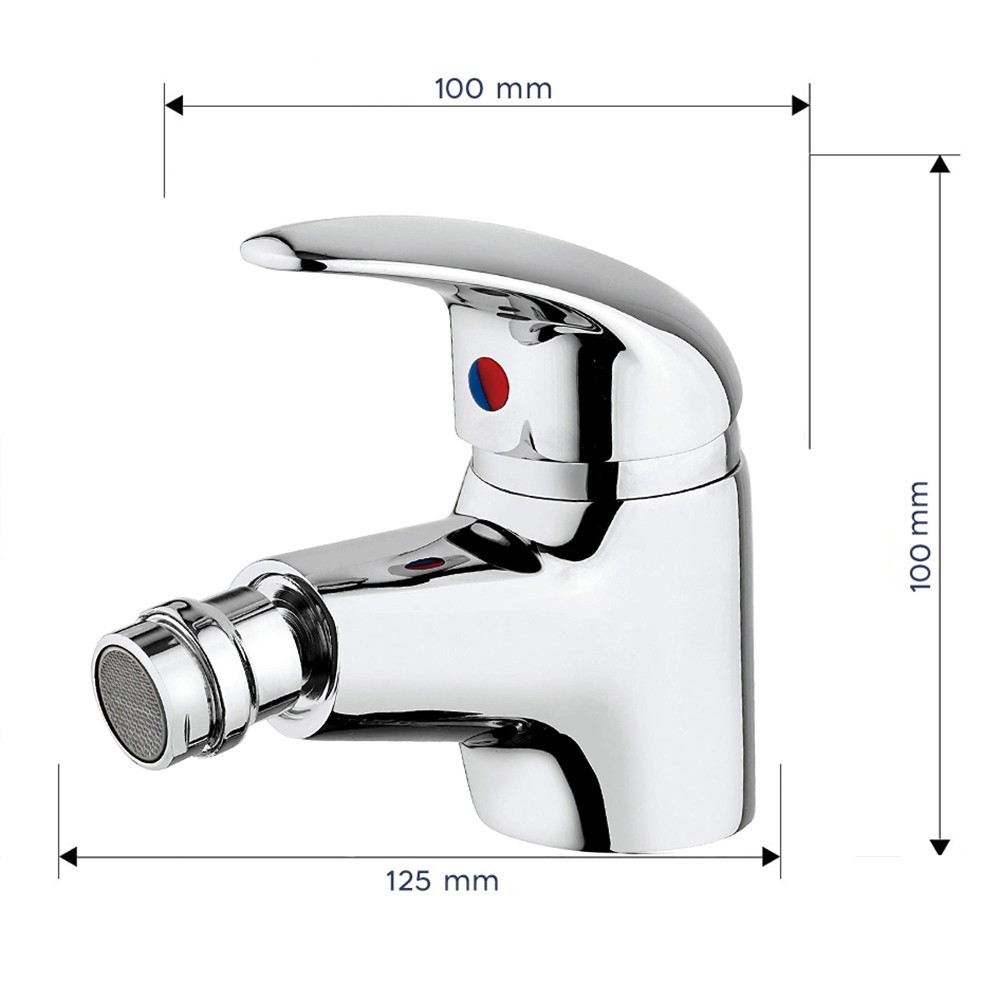 90044-5 Grifo Selenia para lavabo en acero...