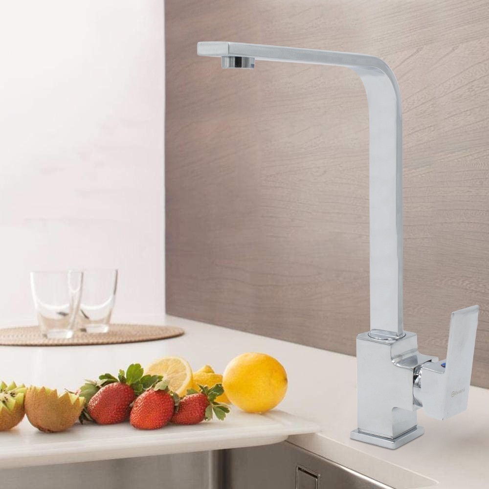 Grifo monomando cromado GR-7434 Giratorio 360 °...