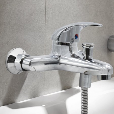 90041-5 Grigo para bañera/ducha con alcachofa en latón cromado