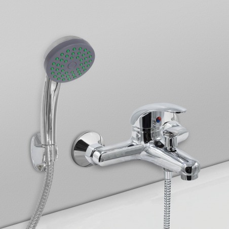 90041-5 Grigo para bañera/ducha con alcachofa en latón cromado