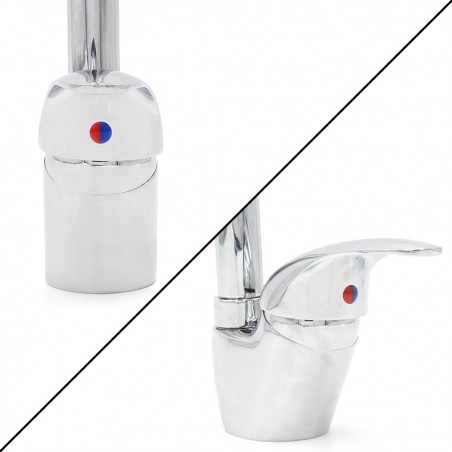 1906 Grifo para fregadero Ottawa mezclador de latón cromado giratorio 360 °