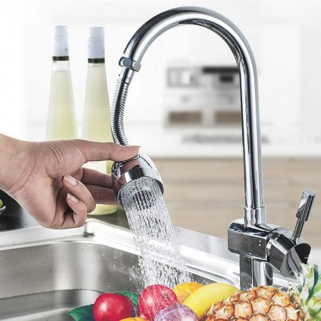 Grifo mezclador flexible de chorro 593292 para cocina boquilla giratoria 360 ​​°