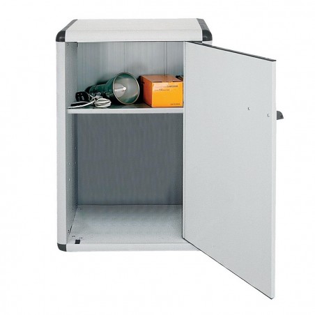 Armario para bombonas 1 Puerta en PVC 800176 Modular 2 Estantes para Exterior