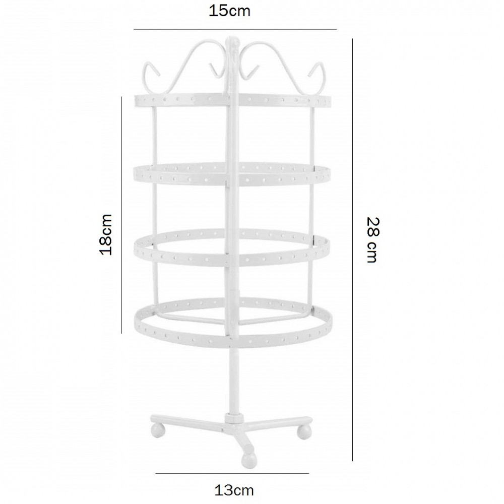 Soporte exhibición de joyería 4 niveles...