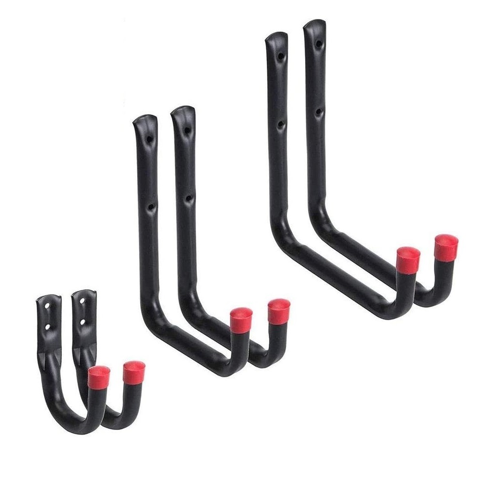 Kit 6 ganchos de pared universales de metal...