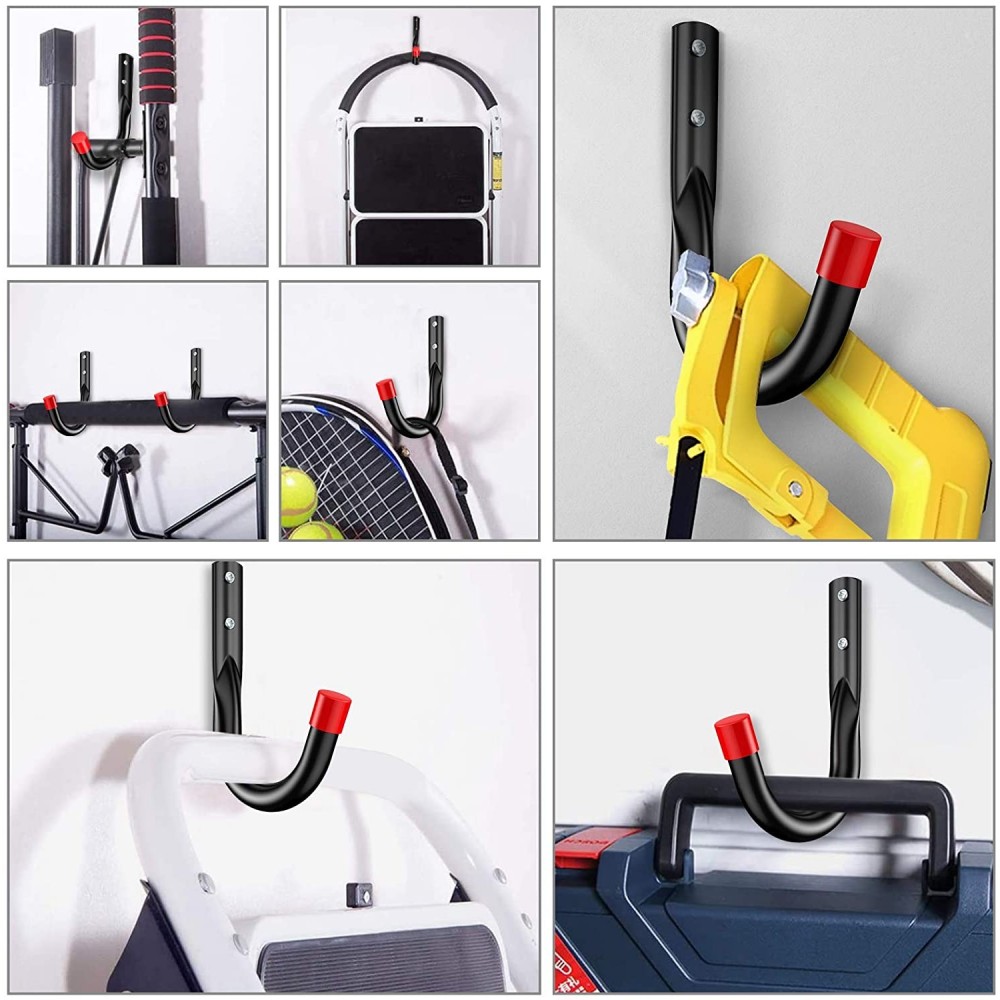 Kit 6 ganchos de pared universales de metal...