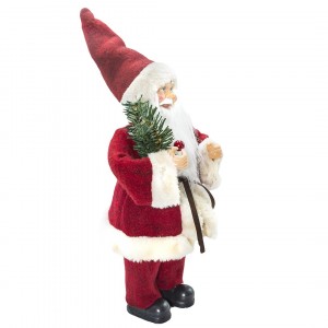 144186 Papá Noel vestido Rojo y Crema Decoración navideña... 2