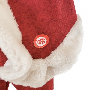 144202 Papá Noel vestido Rojo y Crema Decoración navideña... 2