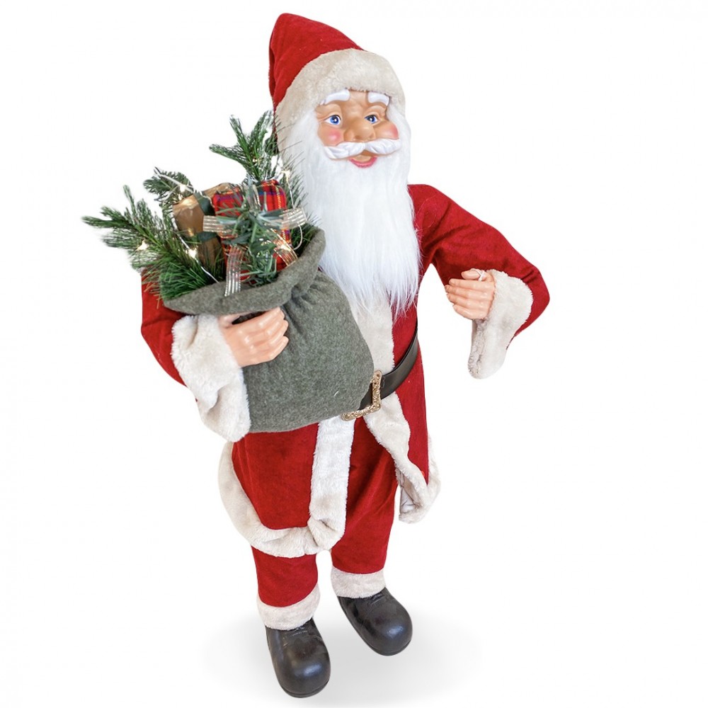 144202 Papá Noel vestido Rojo y Crema...