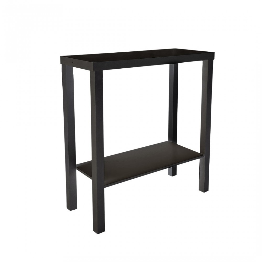 561751 Mesa consola de madera Blanca con 2...