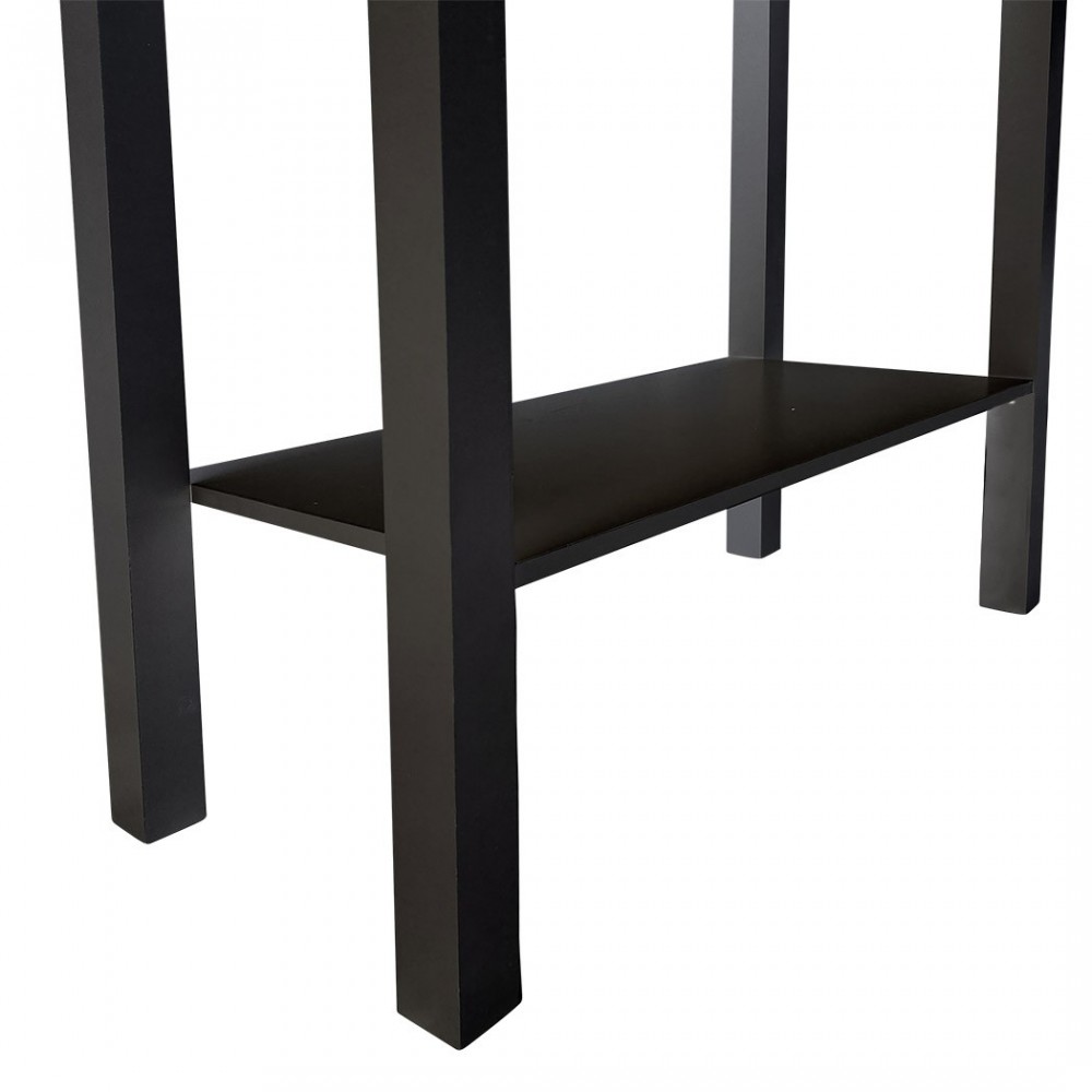 561751 Mesa consola de madera Blanca con 2...