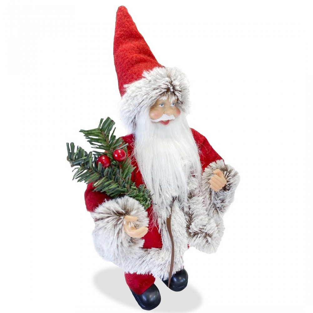 Art.144187 Papá Noel vestido rojo y gris...