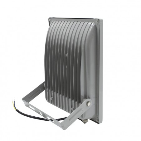 Foco LED slim 50w luz fría con soporte 120 ° y protección IP66