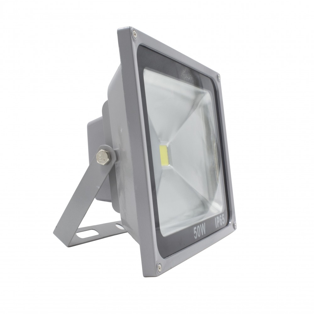 Foco led de luz fría 50w con soporte angular...