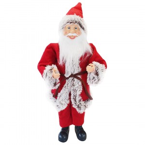 144199 Papá Noel vestido Rojo y Gris Decoración navideña...