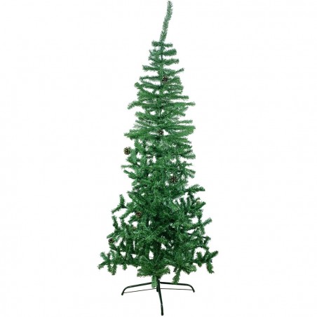 245007 Árbol de Navidad 210Hcm con 531 ramas plegables en PVC abeto artificial